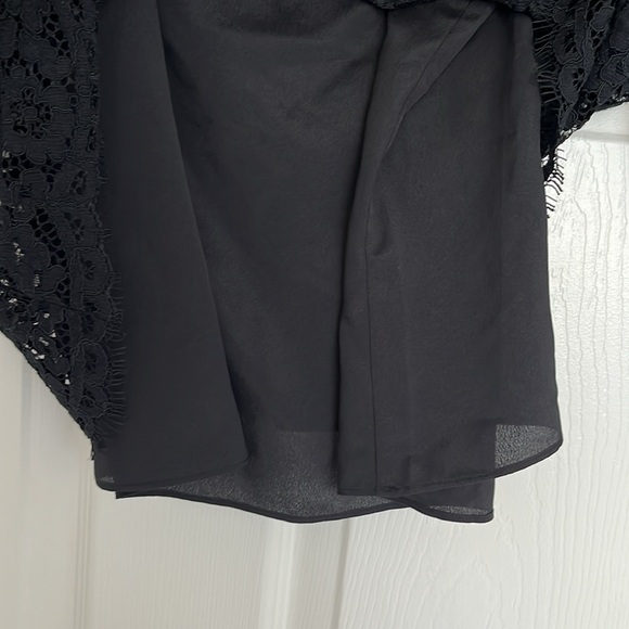 NWT J.Crew Scalloped lace mockneck top - Picture 8 of 12